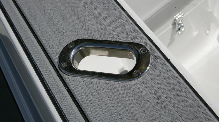 Stainless steel deck hardware and hinges